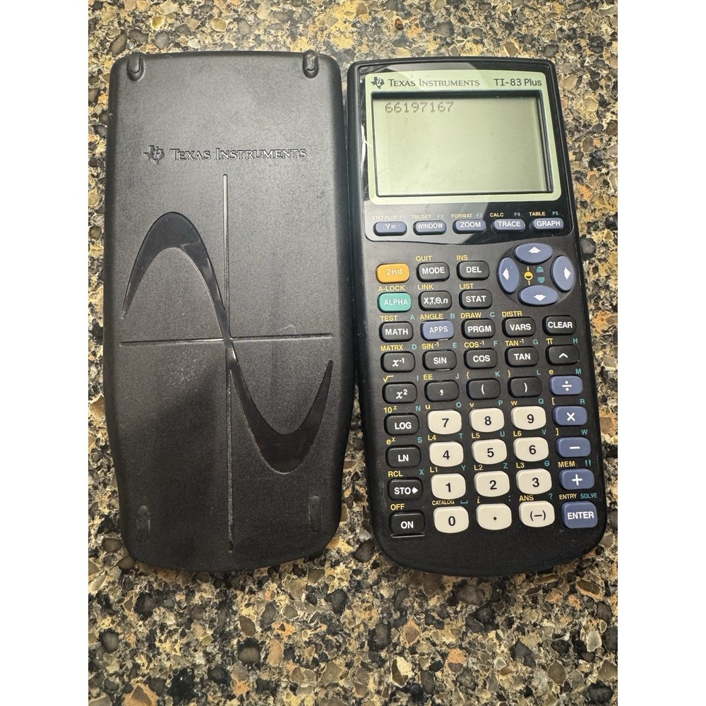 Texas Instruments Ti 83 Plus Graphing Calculator (Tested, Great Condition) - Picture 2 of 4